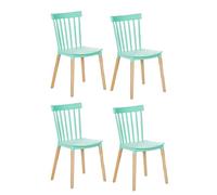 IXMLDAXD Lo sgabello, Modern Farmhouse Dining Room Side Chair Set - Mid Century Design for Kitchen, Living & Bedroom of 2(D,Set of 4)