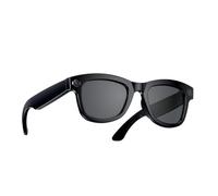 IXMLDAXD Occhiali intelligenti, Occhiali con fotocamera anti-vibrazione HD da 500 W, traduzione AI, chiamate, cuffie Bluetooth, occhiali, registrazione video, scatto di foto, vetro nero