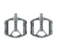 IXMLDAXD Pedale, Pedali Piatti for Bicicletta da Montagna 9/16'' con 3 Cuscinetti sigillati Pedali da Ciclismo con Piattaforma Larga in Lega di Alluminio Leggera for BMX/MTB -Universale 285g