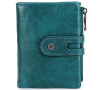 IXMLDAXD Portafogli da uomo con Airtag for evitare di perdere il portafoglio, 1 slot for scheda TF, for SD, confezione regalo(Blu)