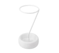 IXMLDAXD portaombrelli, Portaombrelli dal design nordico for casa e hotel, elegante loft con base in plastica PP(White)