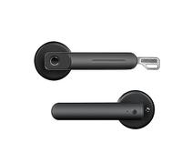 IXMLDAXD serratura intelligente, Ttlock Bluetooth Biometrico Impronta Digitale Maniglia Antifurto(Black on App)