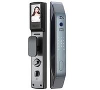 IXMLDAXD Serrature intelligenti， Serratura biometrica completamente automatica con password digitale, serratura intelligente visore porta visibile, riconoscimento facciale biometrico