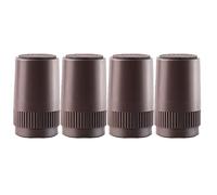 IXMLDAXD Set di 4 sollevatori regolabili for mobili che aggiungono 100 mm altezza a letti, divani e armadi(Dark Brown)