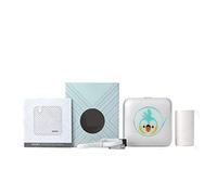 IXMLDAXD stampante， Mini stampante for etichette adesive, portatile Bluetooth, tascabile for foto, 58 mm(White B Printer)