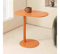 IXMLDAXD Tavolo pieghevole a muro, Tavolino da caffè moderno in ferro a forma di C for soggiorno e camera letto, elegante comodino for bar negozi tè al latte(D)