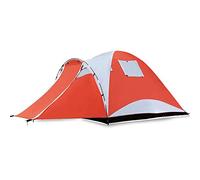 IXMLDAXD Tenda, Tenda/Tenda da Esterno for Bambini, Adatta for Famiglie 4-5 Persone, Tenda Zaino Ultraleggera da Campeggio all'aperto, Tenda-Verde(Orange)