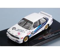 IXO 1/43 BMW M3 E30 WTCC DIJON 1987 CECCOTTO-BRANCATELLI MODELLINO AUTO STATICO