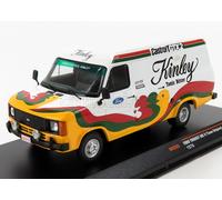 IXO 1:43 FORD TRANSIT VAN KINLEY TEAM BELGIUM 1978 MODELLINO FURGONE STATICO