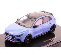 MODELLINO AUTO STATICO DIECAST IXO HYUNDAI I30 N 2022 BLU MODELLISMO SCALA 1/43