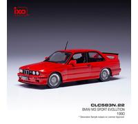 IXO 1/43 Scala - BMW M3 Sport Evolution 1990 Rosso CLC583N22