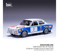 Ixo 1/43 Scala Ford Escort MK II RS 1800 #2 B.Coleman/P.Phelan Irlanda 1975