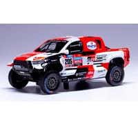 IXO 1/43 TOYOTA GR DKR HILUX DE VILLIERS RALLY DAKAR 2022 MODELLINO STATICO