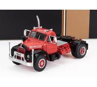 IXO 1/64 CAMION MACK B61 TRACTOR TRUCK 2 ASSI 1953 ROSSO MODELLINO STATICO