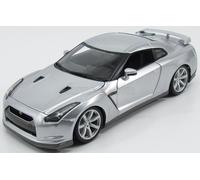 IXO 1/8 KIT NISSAN GT R R35 COUPE 2009 ARGENTO MODELLINO STATICO DIECAST