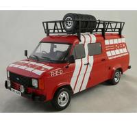 IXO Ford Transit MKII Team R.E.D. RED Assistance 1985 1/18 18RMC072XE
