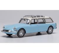 Ixo Model CITROEN ID 19 BREAK 1960 LIGHT BLUE/WHITE 1:43