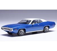 IXO MODEL CLC601 PLYMOUTH SATELLITE SEBRING PLUS 1971 BLUE/WHITE 1:43 Modellino