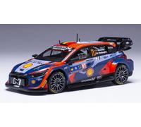 Ixo Model HYUNDAI I20 N WRC N.11 CENTR.EUROP.RALLY 2023 NEUVILLE-WYDAEGHE 1:43