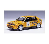 MODELLINO AUTO STATICO IXO LANCIA DELTA INTEGRALE 16V #4 BOHEMIA RALLY 1990 1/43