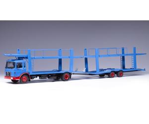 Ixo Model MAN AUTOTRANSPORTER 1970 BLUE 1:43