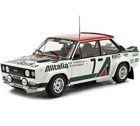 Ixo Model modellino compatibile con Fiat 131 Abarth N.7 Rally Acropolis 1978 Alen-Kivimaki scala 1:24 Auto Rally