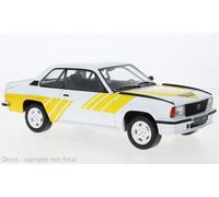 Ixo Model OPEL ASCONA B 400 1982 WHITE/YELLOW 1:18