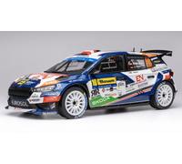 Ixo Model SKODA FABIA N.10 RALLY2 BARUM 2024 WAGNER-HAIN 1:18
