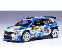 Ixo Model SKODA FABIA RALLY2 E N.6 BARUM RALLY 2021 KOPECKY-HLOUSEK 1:43