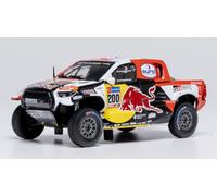 Ixo Model TOYOTA GR DKR HILUX EVO T1+ N.200 RALLY DAKAR 2023 ATTIYA-BAUMEL 1:43