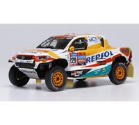 Ixo Model TOYOTA GR DKR HILUX EVO T1+ N.229 RALLY DAKAR 2023 PUJOL-VALCARCEL 1:4