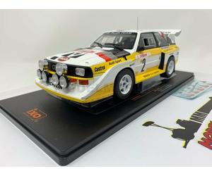 IXO-MODELS 18RMC025A AUDI - QUATTRO SPORT S1 (night version) N 2 4th RALLY MONTE