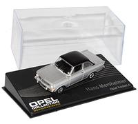 Ixo Opel Kadett A Coupé, argento 1962-1965, con rivista n. 135 1/43, modello auto