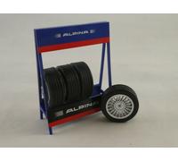 IXO SET of 4 wheels ALPINA 1/18 18SET003W