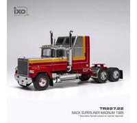 Mack Super Liner Magnum Trattore 1985 Argento Rosso Modellino 1:43 ixo models
