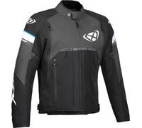 Ixon Allroad Giacca tessile moto, nero/antracite/blu, Taglia 3XL