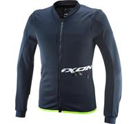 Ixon Arma Giacca tessile moto, bianco-blu-giallo, taglia 2XL per maschi