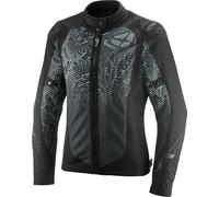 Ixon Artemis Giacca tessile impermeabile per motociclette, Bianco/nero, Taglia S