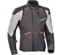 Ixon Balder Giacca tessile moto, nero-grigio-rosso, taglia 4XL per maschi