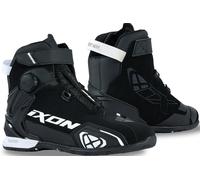 Ixon Bull 2 Scarpe da moto da donna impermeabili, Bianco/nero, Taglia 37