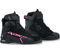 Ixon Bull 2 Scarpe da moto da donna impermeabili, nero-rosa, taglia 39 per maschi