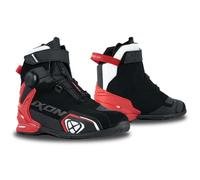 Ixon Bull 2 Scarpe Moto Impermeabile, nero, bianco, rosso., 42 EU
