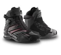 Ixon Bull 2 WP Ultra scarpe da moto impermeabili, nero/rosso, Taglia 41