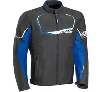 Ixon Challenge Giacca tessile motociclistica, nero-blu, taglia L per maschi