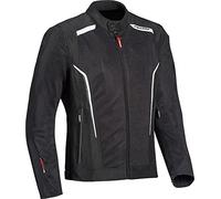 IXON COOL AIR GIUBBOTTO TESSUTO UOMO NERO/BIANCO M