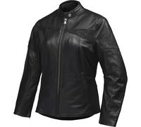 Ixon Cranky-C Giacca di pelle moto da donna, nero, Taglia 3XL