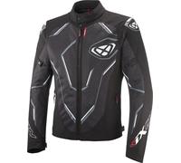 Ixon Demoniak Giacca tessile moto, Bianco/nero, Taglia 4XL