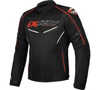 Ixon Flicker Giacca tessile moto, nero/rosso, Taglia L