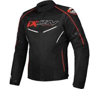 Ixon Flicker Giacca tessile moto, nero/rosso, Taglia XXL