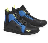Ixon Freaky WP Scarpe da moto, nero/blu/giallo, Taglia 40